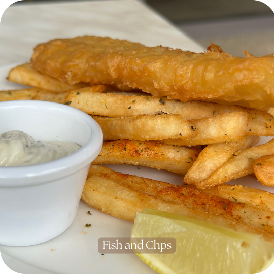 Fish and Chips Changing Seasons Cafe